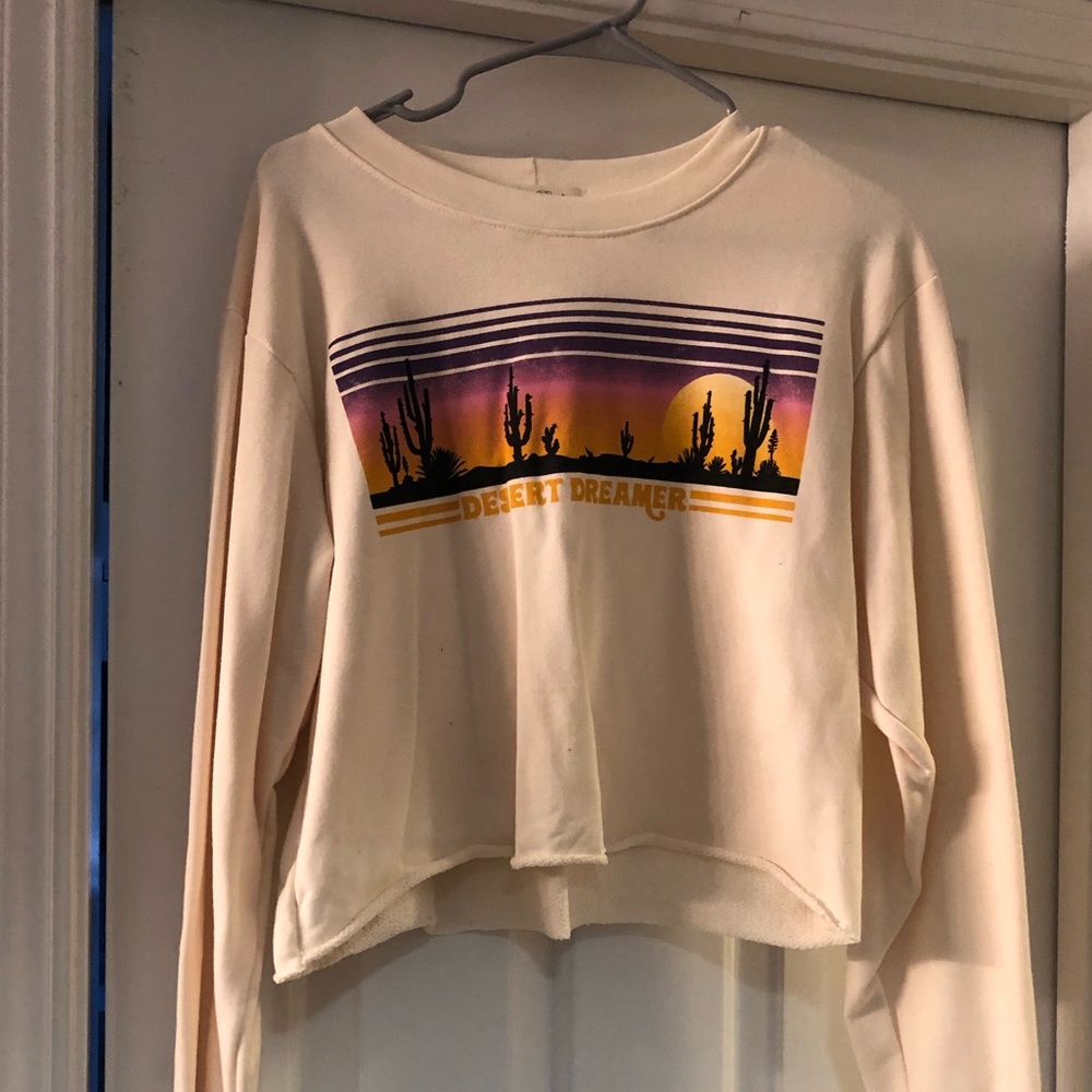 Cropped sweatshirt